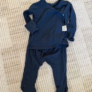 Bonsie Navy Blue Babywear Set